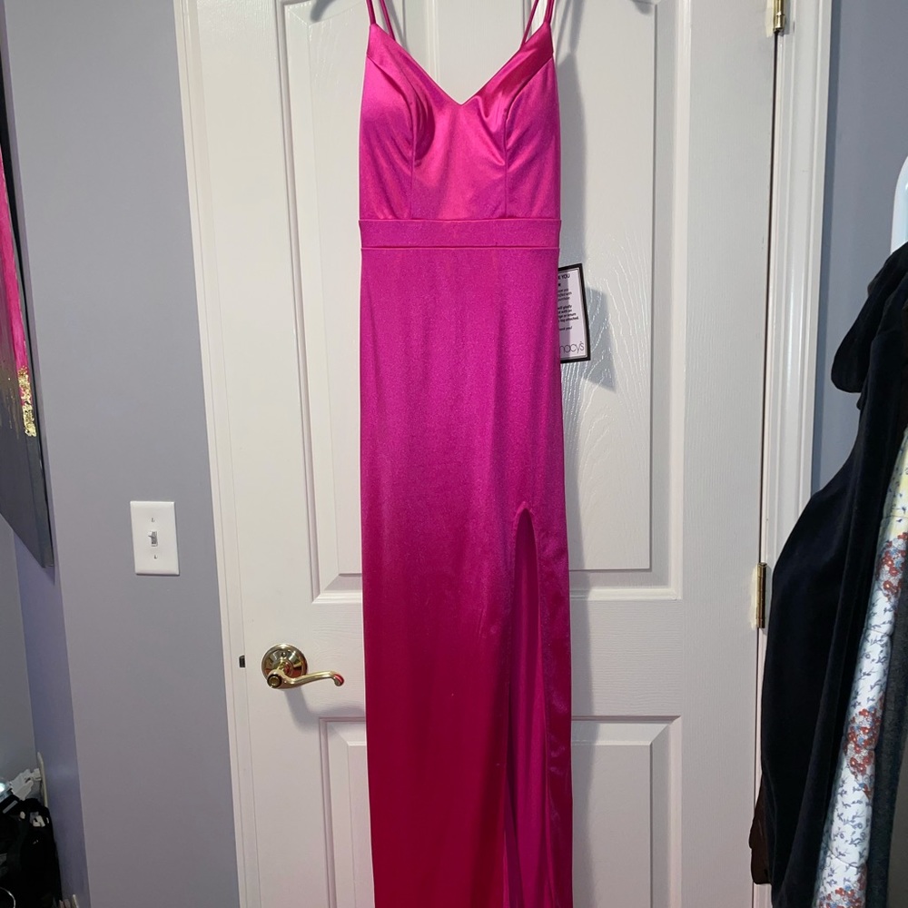 NWT Hot Pink Prom Dress